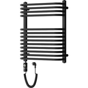 MEXEN/S Apollo radiátor + topná tyč 660 x 550 mm, 600 W, černá W117-0660-550-2600-70 obraz