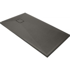 DEANTE Correo antracitově metalická granitová sprchová vanička obdélník 140x70 KQR_T77B obraz