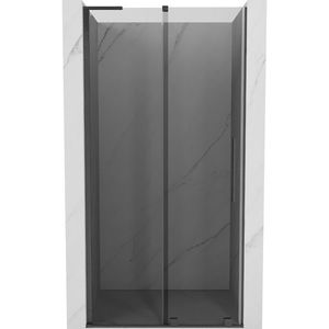 MEXEN/S Velar L posuvné sprchové dveře 100, grafit, grafit kartáčovaná 871-100-003-41-66 obraz