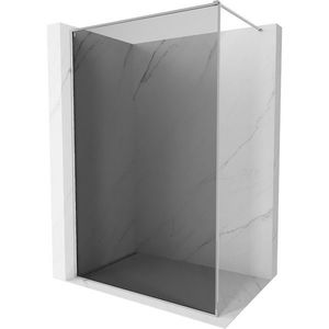 MEXEN/S Kioto-F Sprchová zástěna WALK-IN s rámem 80 x 202, grafit 8 mm, chrom 800-080-104-01-40 obraz