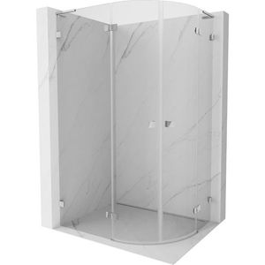 MEXEN/S Lunar L sprchový kout čtvrtkruh křídlový levá 100 x 90, transparent, chrom 833L-100L-090P-01-00 obraz