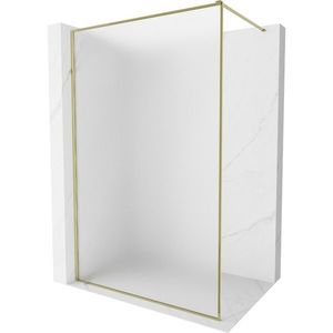 MEXEN/S Kioto-F Sprchová zástěna WALK-IN s rámem 80 x 202, dekor 8 mm, zlato 800-080-104-50-30 obraz