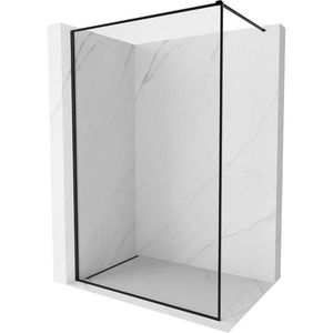 MEXEN/S Kioto-F Sprchová zástěna WALK-IN s rámem 80 x 202, transparent 8 mm, černá 800-080-104-70-00 obraz