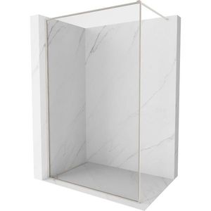 MEXEN/S Kioto-F Sprchová zástěna WALK-IN s rámem 80 x 202, transparent 8 mm, nikl kartáčovaný 800-080-104-97-00 obraz