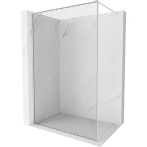 MEXEN/S Kioto-F Sprchová zástěna WALK-IN s rámem 125 x 202, transparent 8 mm, nikl kartáčovaný 800-125-104-97-00 obraz