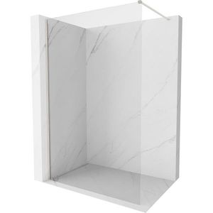 MEXEN/S Kioto-X Sprchová zástěna WALK-IN 110 x 200, transparent 10 mm, nikl kartáčovaný 800-110-101-97-00-X obraz