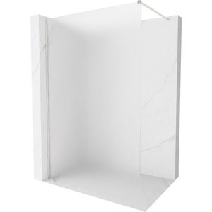 MEXEN/S Kioto-X Sprchová zástěna WALK-IN 110 x 200, dekor 10 mm, nikl kartáčovaný 800-110-101-97-30-X obraz