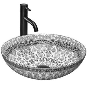 Umyvadlo na desku Rea Arte dark grey REA-U8002 obraz