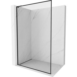 MEXEN/S Kioto-F L Sprchová zástěna WALK-IN s rámem 85 x 202, transparent 8 mm, černá 800-085-174-70-00 obraz