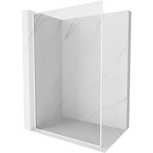 MEXEN/S Kioto-F L Sprchová zástěna WALK-IN s rámem 100 x 202, transparent 8 mm, bílá 800-100-174-20-00 obraz