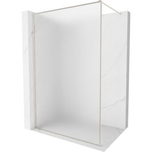 MEXEN/S Kioto-XF Sprchová zástěna WALK-IN s rámem 110 x 202, dekor 10 mm, nikl kartáčovaný 800-110-104-97-30-X obraz