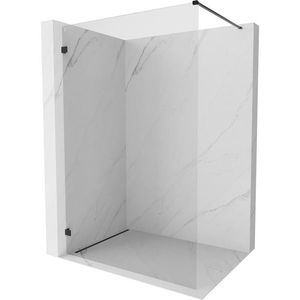 MEXEN/S Lunar Sprchová zástěna WALK-IN levá 120 x 200, transparent 8 mm, černá 830-120-000-70-00-L obraz