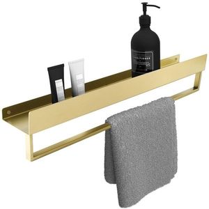 REA Police do koupelny SF01 60cm gold brush REA-06003 obraz