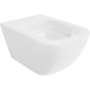 MEXEN Timo Závěsná WC mísa Rimless Tornado, bílá lesk 3365XX00T obraz