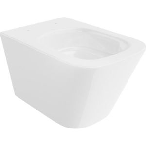 MEXEN Teo Závěsná WC mísa Rimless Tornado, bílá lesk 3385XX00T obraz