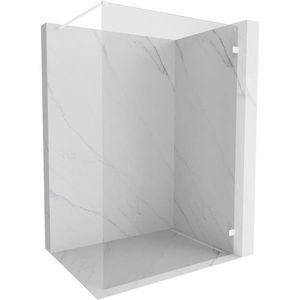 MEXEN/S Lunar Sprchová zástěna WALK-IN pravá 120 x 200, transparent 8 mm, bílá 830-120-000-20-00-P obraz