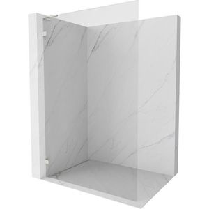 MEXEN/S Lunar L Sprchová zástěna WALK-IN levá 70 x 200, transparent 8 mm, nikl kartáčovaný 830L-070-000-97-00-L obraz