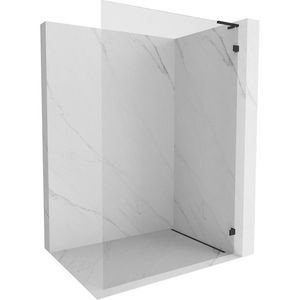 MEXEN/S Lunar L Sprchová zástěna WALK-IN pravá 110 x 200, transparent 8 mm, černá 830L-110-000-70-00-P obraz