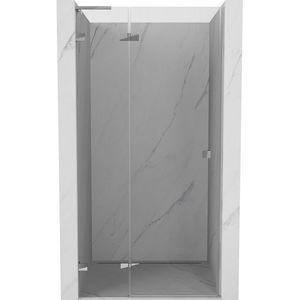 MEXEN/S Lunar L sprchové dveře křídlové levé 95, transparent, chrom 834L-095-000-01-00-L obraz