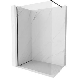MEXEN/S Kioto-X Sprchová zástěna WALK-IN 70 x 200, transparent 10 mm, černá 800-070-101-70-00-X obraz