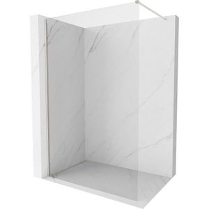 MEXEN/S Kioto-X Sprchová zástěna WALK-IN 90 x 200, transparent 10 mm, nikl kartáčovaný 800-090-101-97-00-X obraz