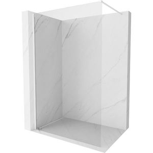 MEXEN/S Kioto-X Sprchová zástěna WALK-IN 110 x 200, transparent 10 mm, bílá 800-110-101-20-00-X obraz