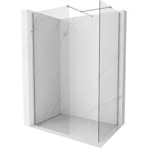 MEXEN/S Kioto-X Sprchová zástěna WALK-IN 90 x 90, transparent 10 mm, chrom 800-090-202-01-00-090-X obraz