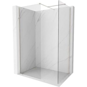 MEXEN/S Kioto-X Sprchová zástěna WALK-IN 90 x 70, transparent 10 mm, nikl kartáčovaný 800-090-202-97-00-070-X obraz