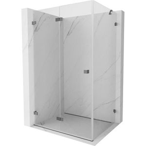 MEXEN/S Lunar-F sprchový kout skládací dveře levá 90 x 70, transparent, grafit metal 836-090-070-95-00-L obraz