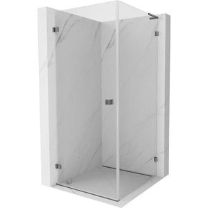 MEXEN/S Lunar-B L sprchový kout dveře křídlové levá 70 x 70, transparent, grafit metal 832L-070-070-95-00-L obraz