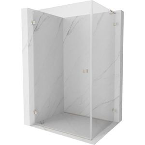 MEXEN/S Lunar-B L sprchový kout dveře křídlové levá 90 x 70, transparent, nikl szczotkowan 832L-090-070-97-00-L obraz