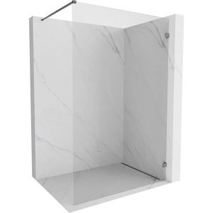 MEXEN/S Lunar Sprchová zástěna WALK-IN pravá 110 x 200, transparent 8 mm, grafit metal 830-110-000-95-00-P obraz
