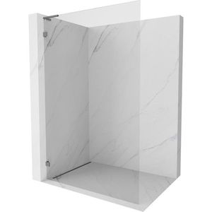 MEXEN/S Lunar L Sprchová zástěna WALK-IN levá 110 x 200, transparent 8 mm, grafit metal 830L-110-000-95-00-L obraz