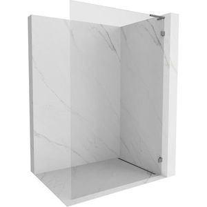 MEXEN/S Lunar L Sprchová zástěna WALK-IN pravá 110 x 200, transparent 8 mm, grafit metal 830L-110-000-95-00-P obraz