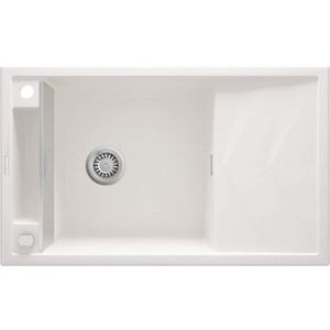 DEANTE Magnetic alabaster Magnetic Granitový dřez s odkapávačem ZRM_A113 obraz