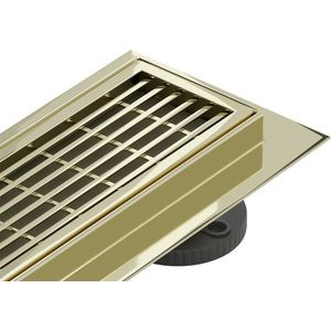 MEXEN/S Flat M33 odtokový žlab 90, zlatý 1533090-15 obraz