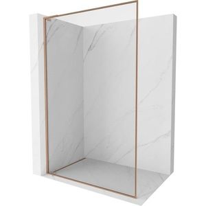 MEXEN/S Kioto-F L Sprchová zástěna WALK-IN s rámem 70 x 202, transparent 8 mm, měď kartáčovaná 800-070-174-65-00 obraz