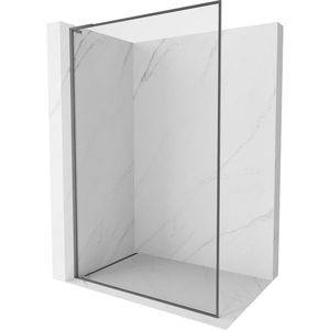 MEXEN/S Kioto-F L Sprchová zástěna WALK-IN s rámem 70 x 202, transparent 8 mm, grafit metal 800-070-174-95-00 obraz