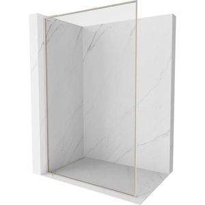 MEXEN/S Kioto-F L Sprchová zástěna WALK-IN s rámem 80 x 202, transparent 8 mm, nikl kartáčovaný 800-080-174-97-00 obraz