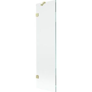 MEXEN/S Lunar vanová zástěna FIX 50 x 150, transparent, zlatá kartáčovaná 897-050-000-55-00 obraz