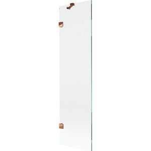 MEXEN/S Lunar vanová zástěna FIX 50 x 150, transparent, růžové zlato 897-050-000-60-00 obraz
