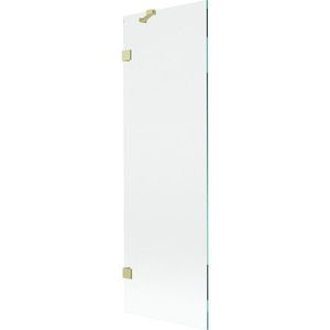 MEXEN/S Lunar vanová zástěna FIX 60 x 150, transparent, zlatá kartáčovaná 897-060-000-55-00 obraz