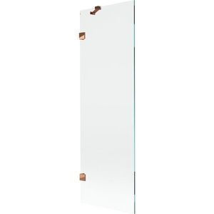 MEXEN/S Lunar vanová zástěna FIX 60 x 150, transparent, růžové zlato 897-060-000-60-00 obraz