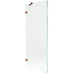 MEXEN/S Lunar vanová zástěna FIX 70 x 150, transparent, růžové zlato 897-070-000-60-00 obraz