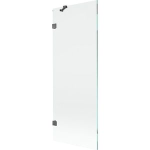 MEXEN/S Lunar vanová zástěna FIX 70 x 150, transparent, grafit kartáčovaná 897-070-000-66-00 obraz