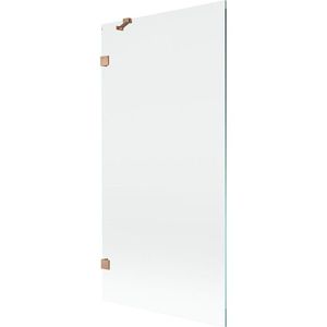 MEXEN/S Lunar vanová zástěna FIX 90 x 150, transparent, měď kartáčovaná 897-090-000-65-00 obraz