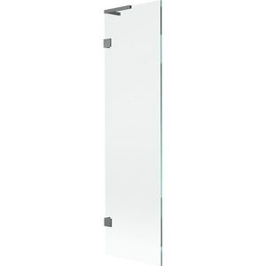 MEXEN/S Lunar L vanová zástěna FIX 50 x 150, transparent, grafit metal 897L-050-000-95-00 obraz