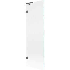 MEXEN/S Lunar L vanová zástěna FIX 60 x 150, transparent, grafit kartáčovaná 897L-060-000-66-00 obraz