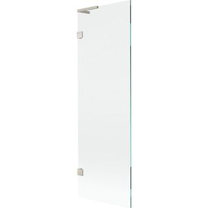 MEXEN/S Lunar L vanová zástěna FIX 60 x 150, transparent, nikl kartáčovaný 897L-060-000-97-00 obraz