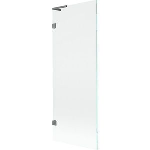 MEXEN/S Lunar L vanová zástěna FIX 70 x 150, transparent, grafit metal 897L-070-000-95-00 obraz